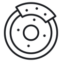 Brake discs 2 icon