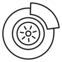 Brake discs icon