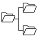 Branching Folder Tree icon