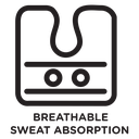 Breathable sweat absorption icon