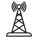 Broadcast tower 3 icon