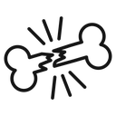 Broken bone icon