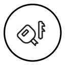 Broken key icon