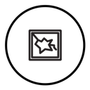 Broken window icon