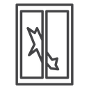 Broken window icon