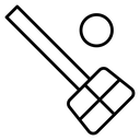 Broom-ball icon
