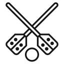 Broom-ball icon