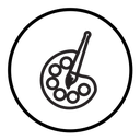 Brush and Palette icon