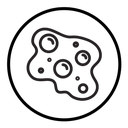 Bubbles and foam icon