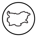 Bulgaria map icon