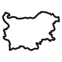Bulgaria map icon