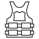 Bulletproof vest icon