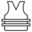 Bulletproof vest 2 icon