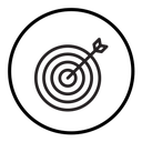 Bulls eye icon