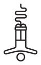 Bungee jumping icon