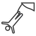 Bungee jumping icon