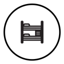 Bunk bed icon