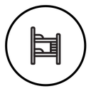 Bunk bed icon
