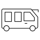 Bus coach icon