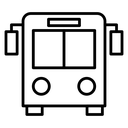 Bus Front View icon