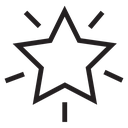 Business Core Values Black Outline icon