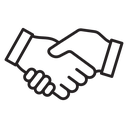 Business deal icon
