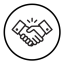 Business deal icon