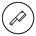 Butcher knife icon