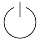 Button on off icon
