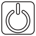 Button on off icon