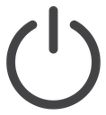 Button on off icon