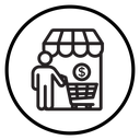 Buyer, shopper icon