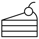 Cake-slice icon
