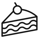 Cake-slice icon
