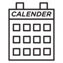 Calendar (2) icon