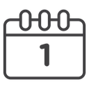 Calendar day icon