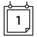 Calendar day 2 icon