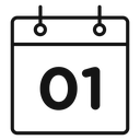 Calendar day icon