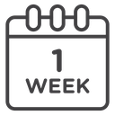 Calendar week icon