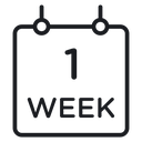 Calendar week 2 icon