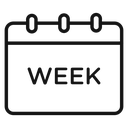 Calendar week 4 icon