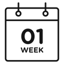 Calendar week icon