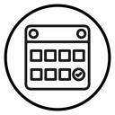 Calendar with event icon