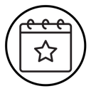 Calendar with event icon