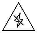 Camera flash off icon