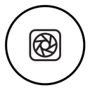 Camera shutter icon