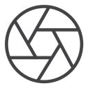Camera shutter icon