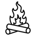 Campfire icon