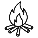 Campfire icon