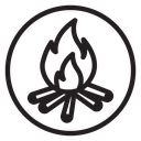Campfire icon